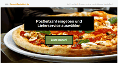 Desktop Screenshot of essenbestellen.de